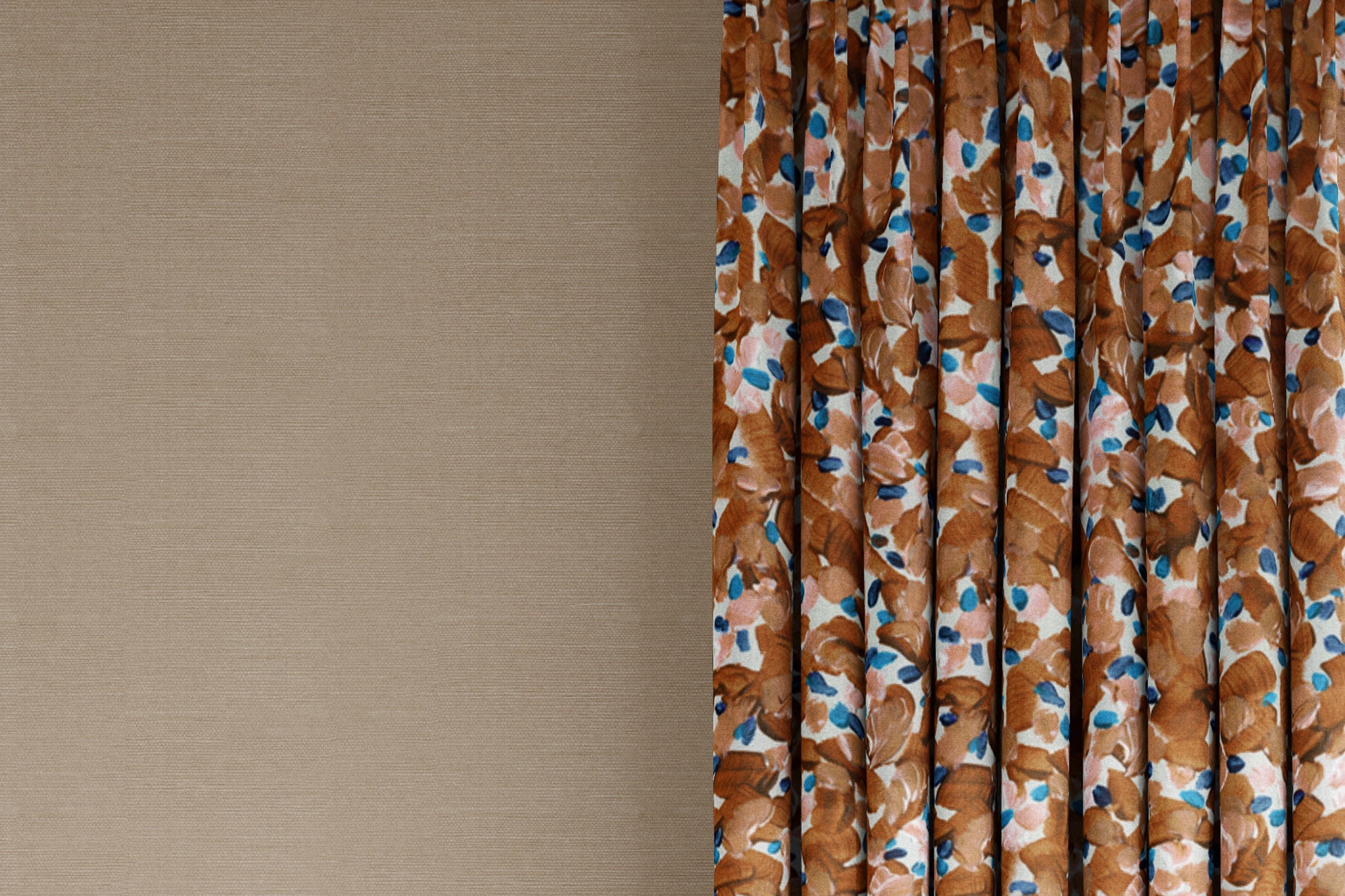 Chintz Moderne' Cotton | Painterly Floral Fabric | Venable Moore