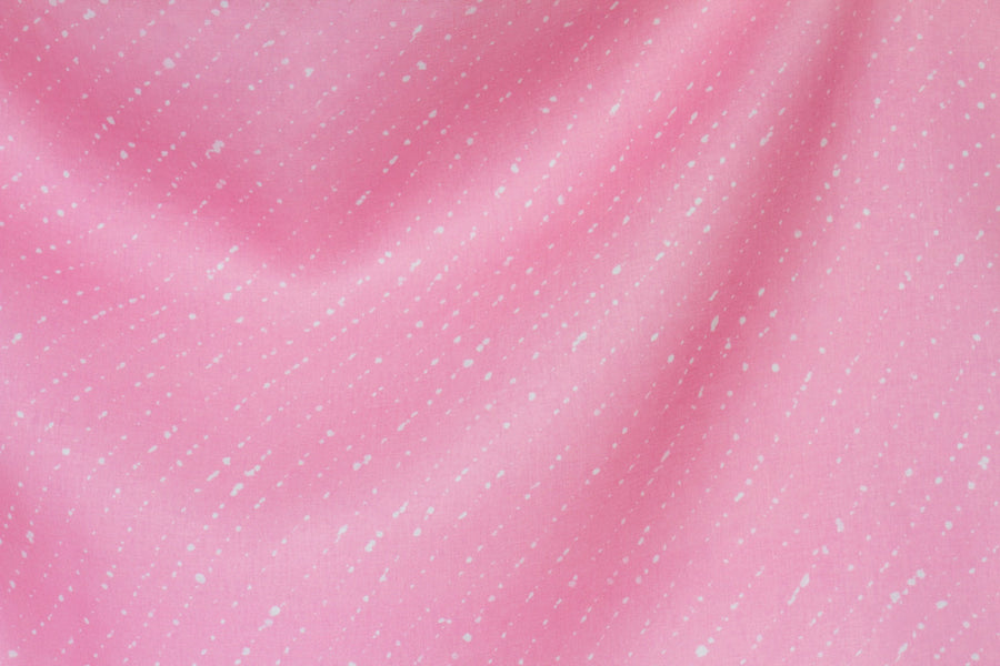 Venable moore flowing 100% european linen staccato sbiancato shibori fabric by the yard in fresh carnation pink boutique textiles