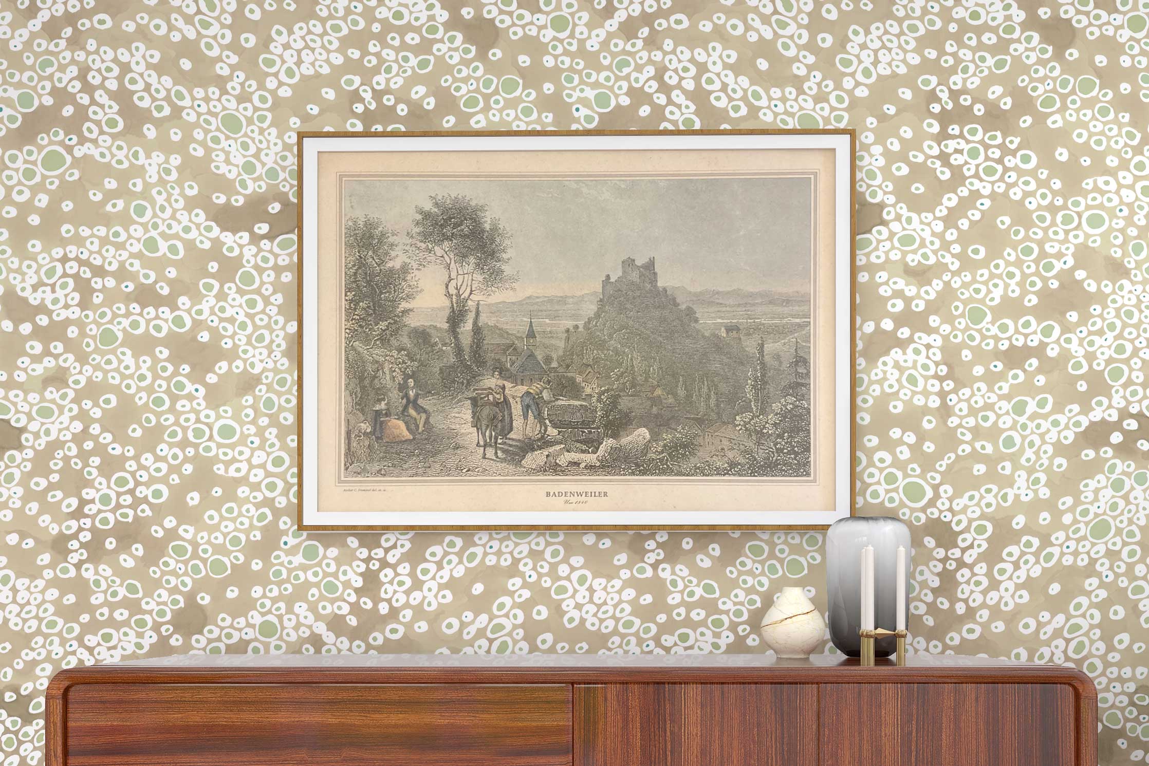 Chintz Moderne' Cotton | Painterly Floral Fabric | Venable Moore