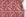 Venable Moore 100% Cotton Chintz Moderne abstract floral fabric by the yard in cherry pink, green, and white with top fold against white