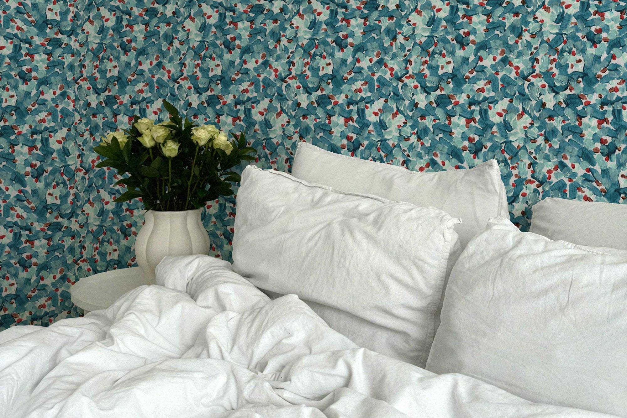 Tropical 'Chintz Moderne' Wallpaper Yardage