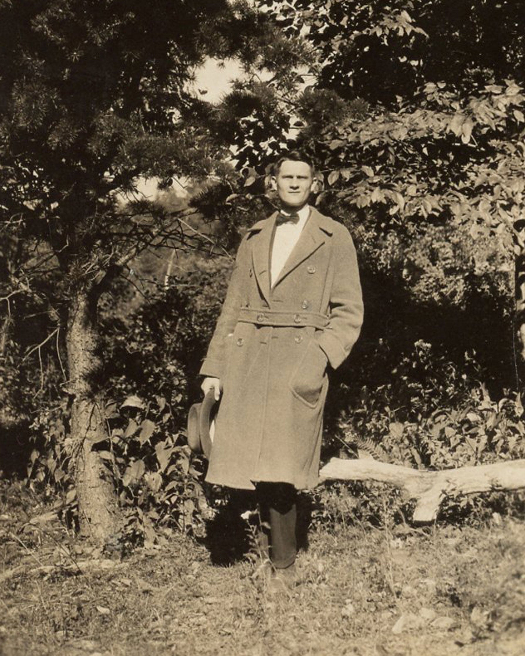 Venable Moore standing in a garden