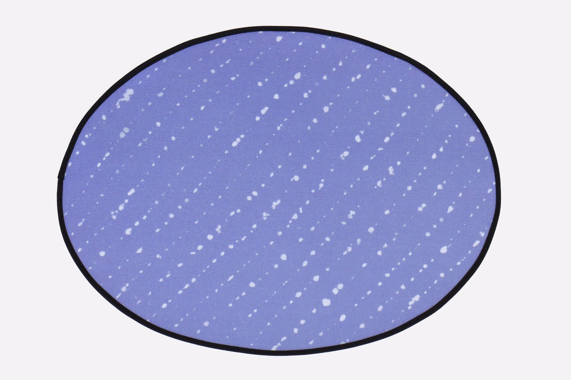 Cornflower 'Staccato Sbiancato' Shibori Linen Placemat