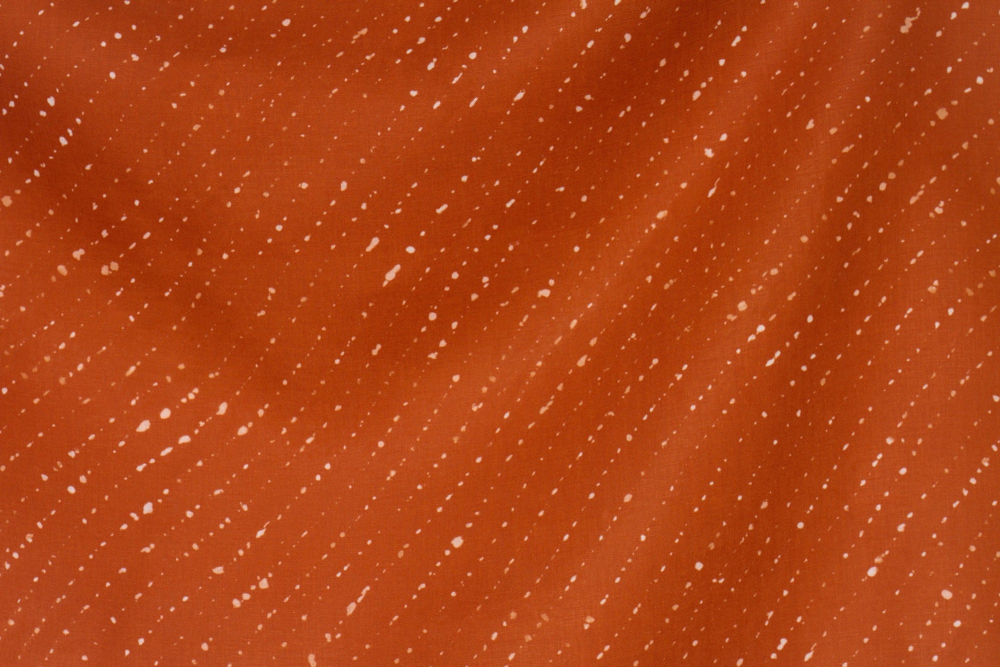 Venable moore flowing 100% european linen staccato sbiancato shibori fabric by the yard in earthy ginger orange boutique textiles