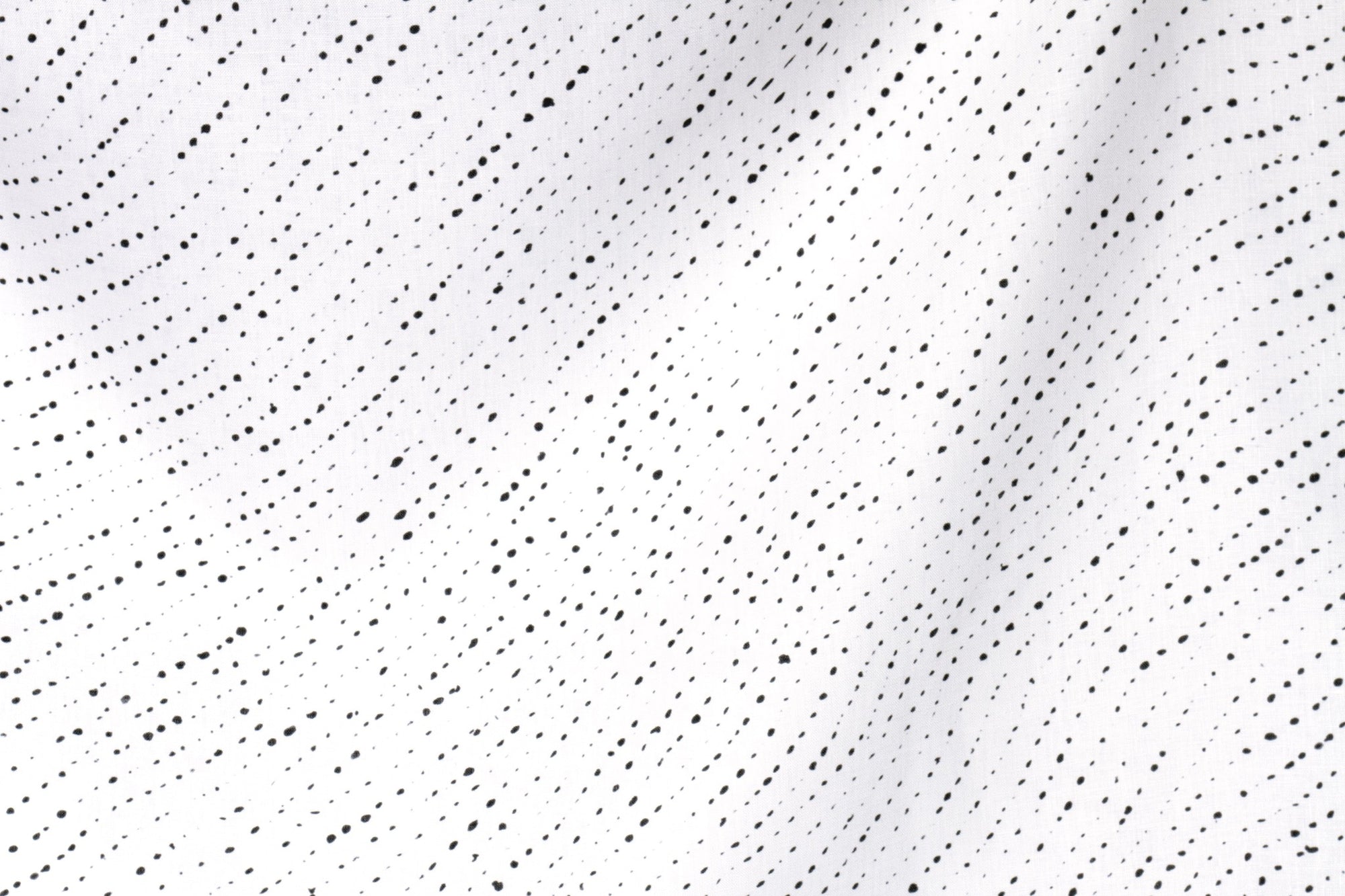 Venable Moore flowing 100% linen staccato nero shibori fabric by the yard in alabaster white