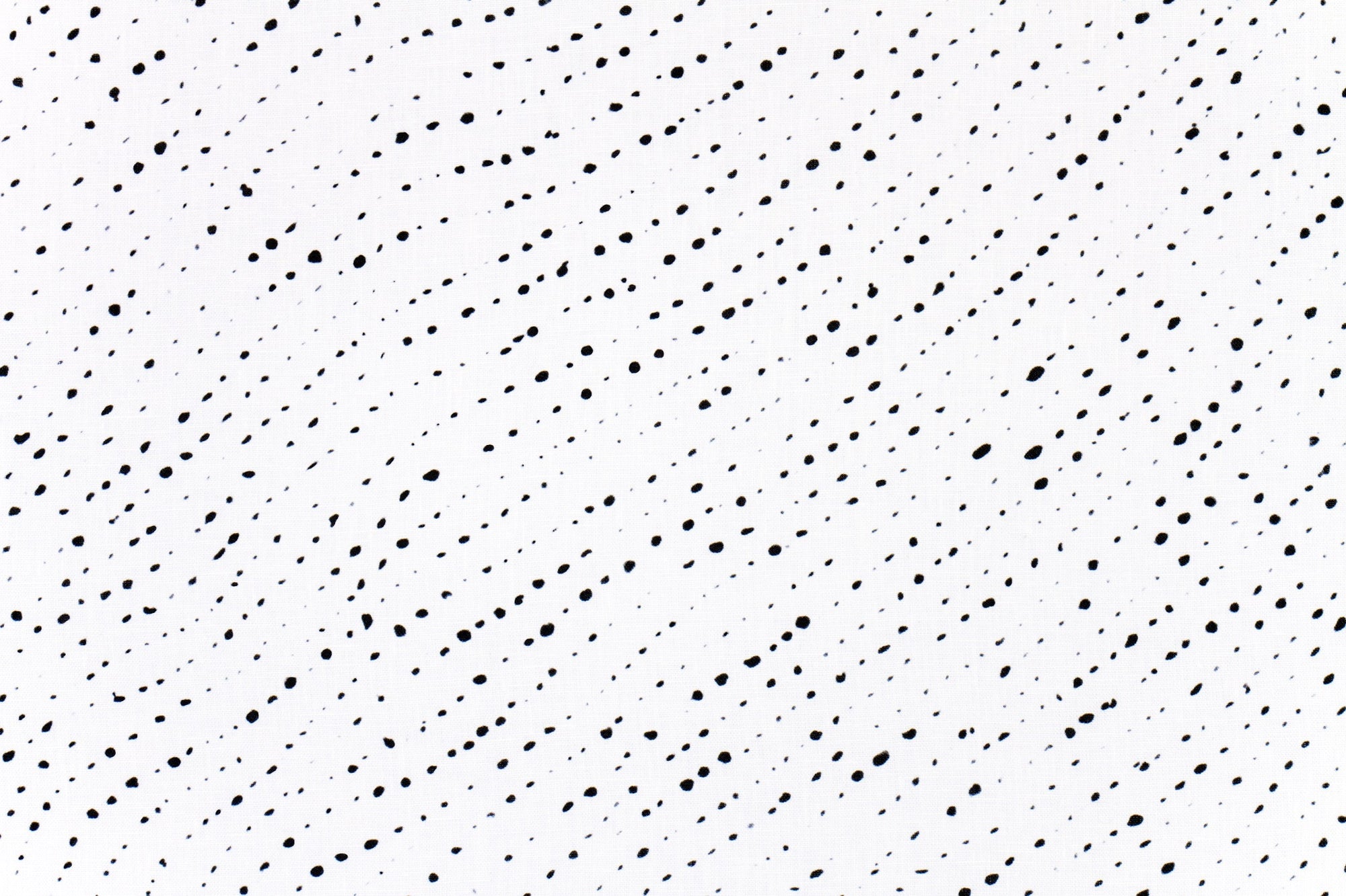 Venable Moore 100% linen staccato nero shibori fabric by the yard up close in alabaster white