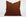 20” x 20” 100% linen reversible staccato nero shibori pillow in russet brown